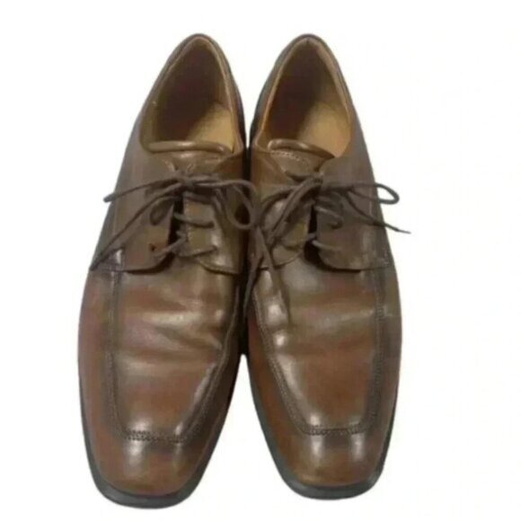 Ecco Other - Ecco Brown Dress Shoes Oxford Lace Up Mens Size 13(13.5), EU 47